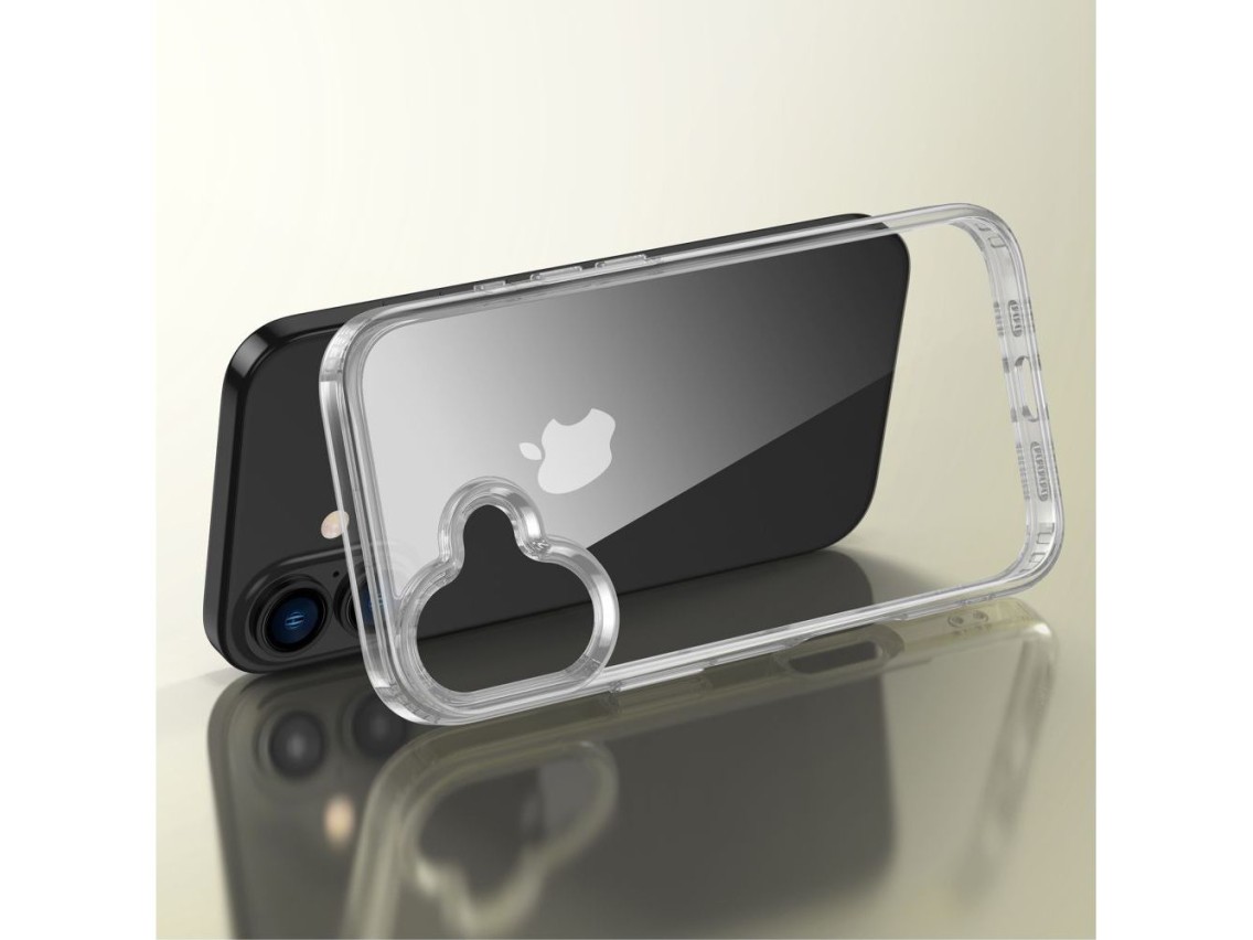Capa híbrida Tech-Protect FlexAir para iPhone 16 - Transparente
