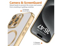 Capa Tech-Protect MagFlex MagSafe para iPhone 16 Pro Max - Dourada Capa Tech-Protect MagFlex MagSafe para iPhone 16 Pro Max - Dourada