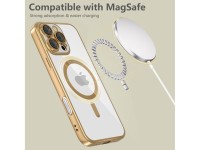 Capa Tech-Protect MagFlex MagSafe para iPhone 16 Pro - Dourada Capa Tech-Protect MagFlex MagSafe para iPhone 16 Pro - Dourada