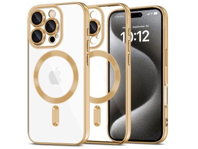 Tech-Protect MagFlex MagSafe iPhone 16 Pro Case - Gold Tech-Protect MagFlex MagSafe iPhone 16 Pro Case - Gold