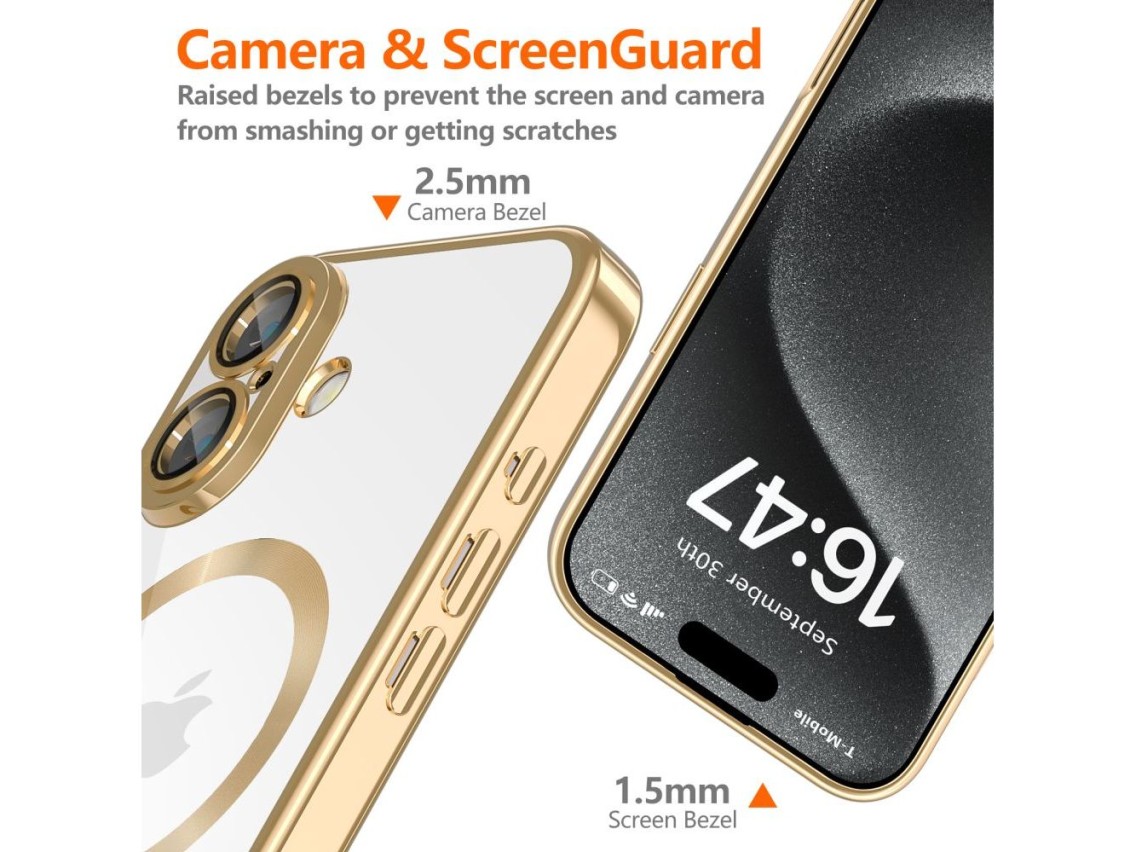 Tech-Protect MagFlex MagSafe iPhone 16 Case - Gold