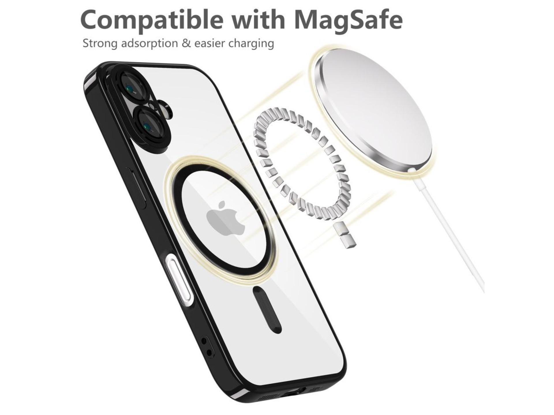 Capa Tech-Protect MagFlex MagSafe para iPhone 16 - Preta