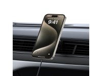 Tech-Protect MM15W MagSafe Car Holder with 15W Inductive Charger for Air Vent and Dashboard - Black Tech-Protect MM15W MagSafe Car Holder with 15W Inductive Charger for Air Vent and Dashboard - Black