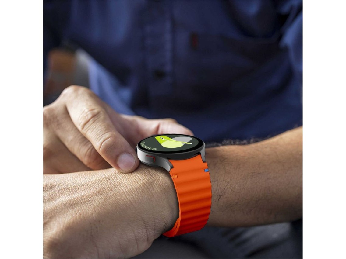 Pulseira esportiva de silicone Tech-Protect para Samsung Galaxy Watch 4 / 5 / 5 Pro / 6 / 7 / FE - L