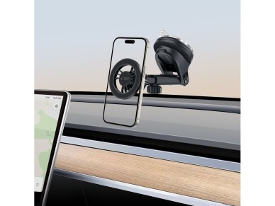Tech-Protect N56 Magnetic Holder with MagSafe - Black Tech-Protect N56 Magnetic Holder with MagSafe - Black