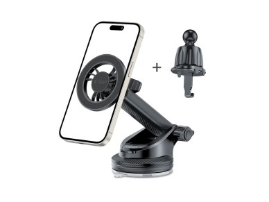 Tech-Protect N56 Magnetic Holder with MagSafe - Black Tech-Protect N56 Magnetic Holder with MagSafe - Black