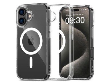 Funda Tech-Protect FlexAir Hybrid MagSafe para iPhone 16 - Transparente Funda Tech-Protect FlexAir Hybrid MagSafe para iPhone 16 - Transparente