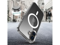 Capa protetora híbrida Tech-Protect Flexair MagSafe para iPhone 16 Plus transparente Capa protetora híbrida Tech-Protect Flexair MagSafe para iPhone 16 Plus transparente