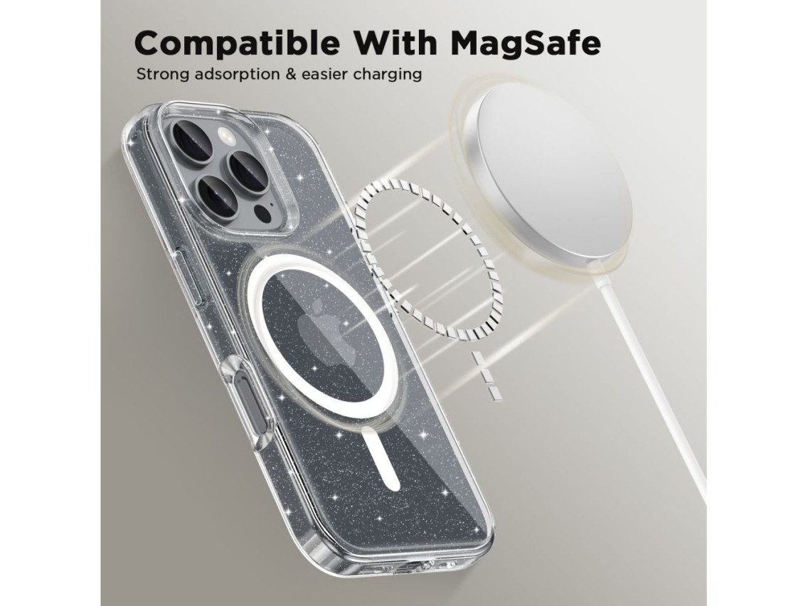 Tech-Protect FlexAir Hybrid MagSafe Case for iPhone 16 Pro Max - Clear