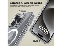 Tech-Protect FlexAir Hybrid MagSafe Case for iPhone 16 Pro Max - Clear Tech-Protect FlexAir Hybrid MagSafe Case for iPhone 16 Pro Max - Clear