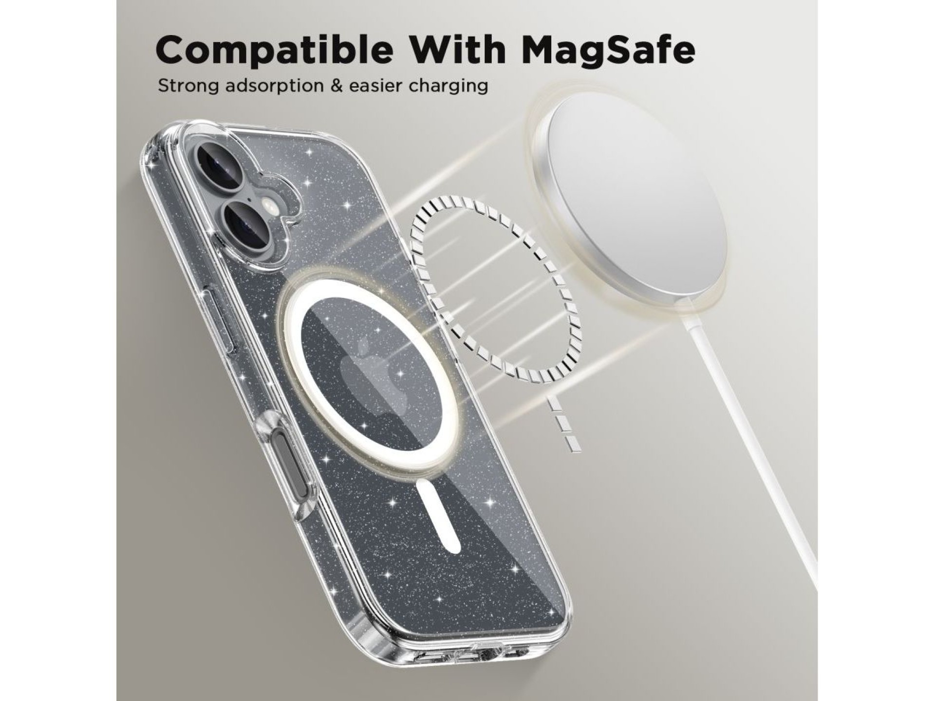 Tech-Protect FlexAir Hybrid MagSafe iPhone 16 Case - Clear