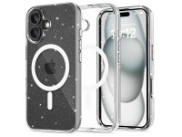 Tech-Protect FlexAir Hybrid MagSafe iPhone 16 Case - Clear Tech-Protect FlexAir Hybrid MagSafe iPhone 16 Case - Clear