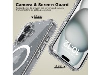 Tech-Protect FlexAir Hybrid MagSafe iPhone 16 Case - Clear Tech-Protect FlexAir Hybrid MagSafe iPhone 16 Case - Clear