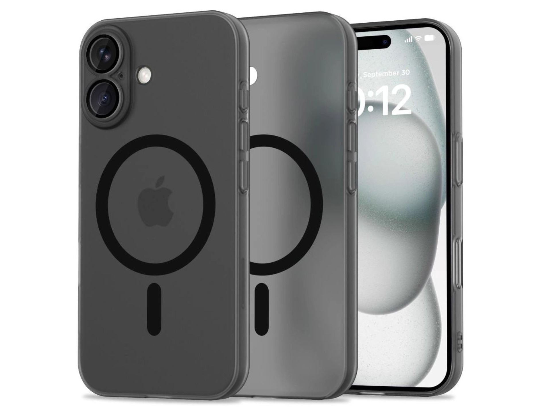 Funda Tech-Protect MagSlim MagSafe para iPhone 16 - Negra