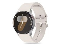 Tech-Protect Silicone Strap for Samsung Galaxy Watch 4 / 5 / 5 Pro / 6 / 7 / FE - Beige