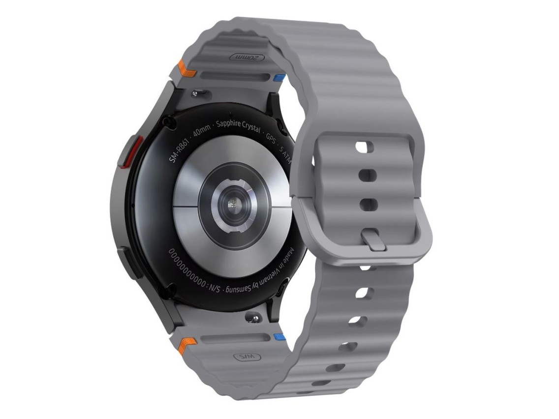 Correa deportiva de silicona Tech-Protect para Samsung Galaxy Watch 4 / 5 / 5 Pro / 6 / 7 / FE - Gri