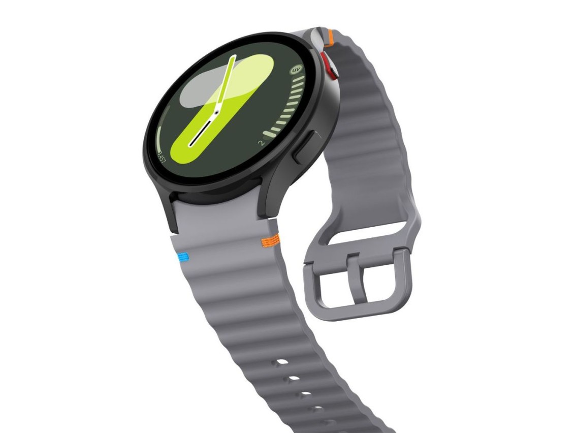 Correa deportiva de silicona Tech-Protect para Samsung Galaxy Watch 4 / 5 / 5 Pro / 6 / 7 / FE - Gri