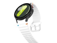 Tech-Protect Silicone Sport Strap for Samsung Galaxy Watch 4 / 5 / 5 Pro / 6 / 7 / FE - White Tech-Protect Silicone Sport Strap for Samsung Galaxy Watch 4 / 5 / 5 Pro / 6 / 7 / FE - White