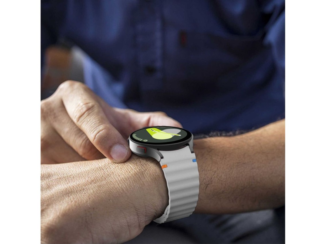 Pulseira esportiva de silicone Tech-Protect para Samsung Galaxy Watch 4 / 5 / 5 Pro / 6 / 7 / FE - B