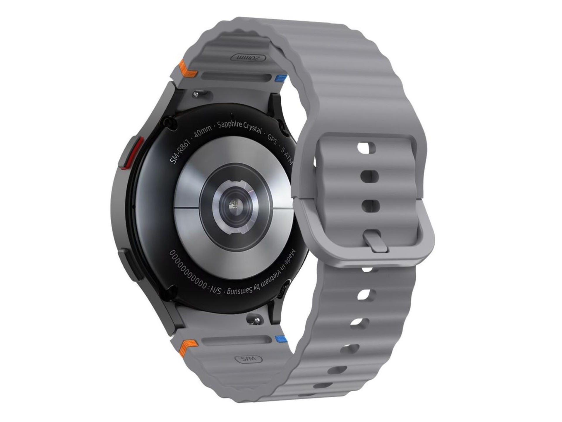 Correa deportiva de silicona Tech-Protect para Samsung Galaxy Watch 4 / 5 / 5 Pro / 6 / 7 / FE - Gri
