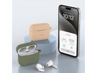 Funda protectora de silicona Tech-Protect con gancho para Apple AirPods Pro 1/2 - Negra Funda protectora de silicona Tech-Protect con gancho para Apple AirPods Pro 1/2 - Negra