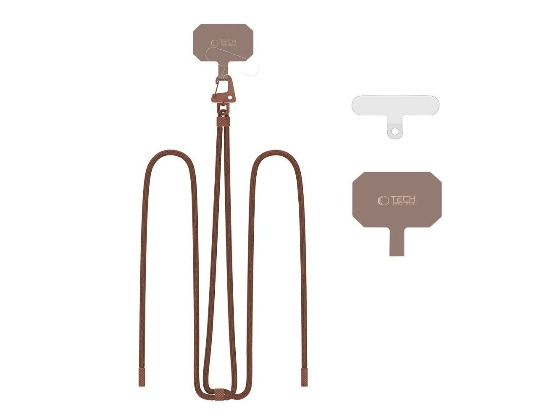 Tech-Protect C5S Rope Crossbody Strap Leash - Brown