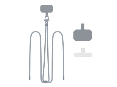 Tech-Protect C5S Rope Crossbody Strap Leash - Gray Tech-Protect C5S Rope Crossbody Strap Leash - Gray
