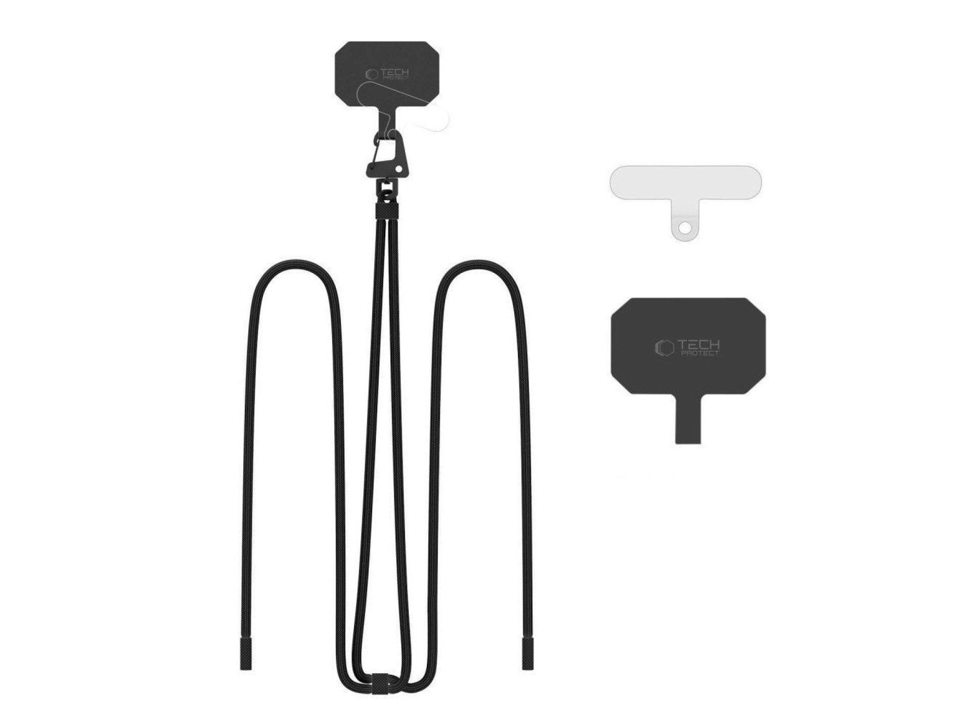 Tech-Protect C5S Rope Crossbody Strap Leash - Black