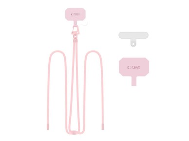 Tech-Protect C5S Rope Crossbody Strap Leash - Pink