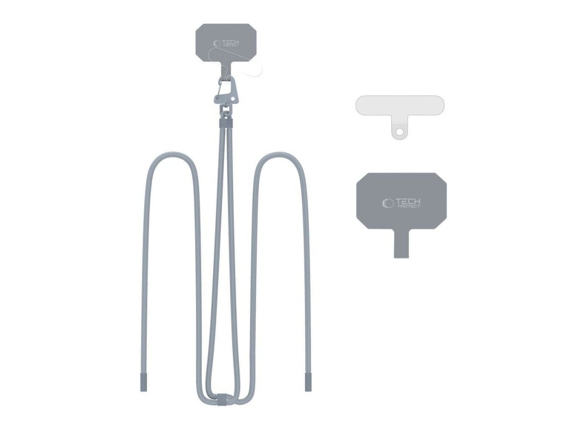 Guia transversal de corda Tech-Protect C5S - Cinza
