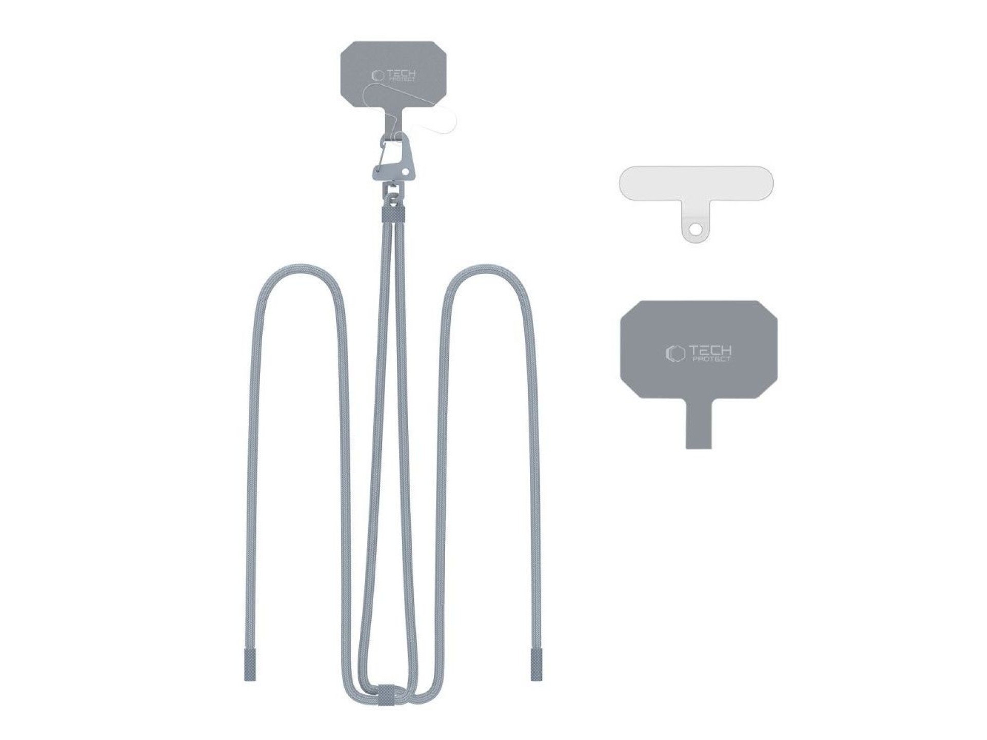 Guia transversal de corda Tech-Protect C5S - Cinza