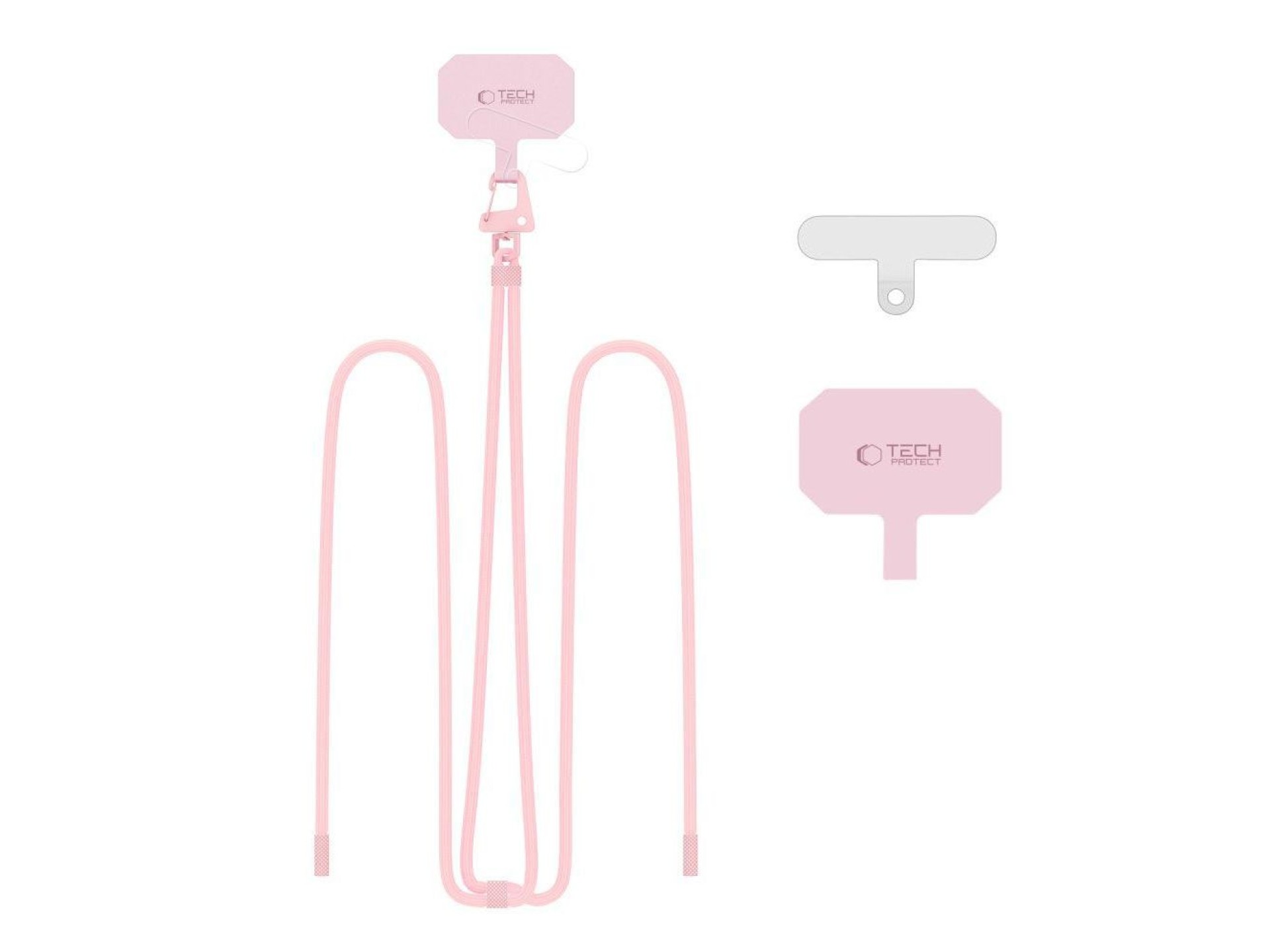 Tech-Protect C5S Rope Crossbody Strap Leash - Pink