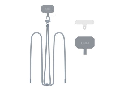 Tech-Protect C5S Rope Crossbody Strap Leash - Gray Tech-Protect C5S Rope Crossbody Strap Leash - Gray