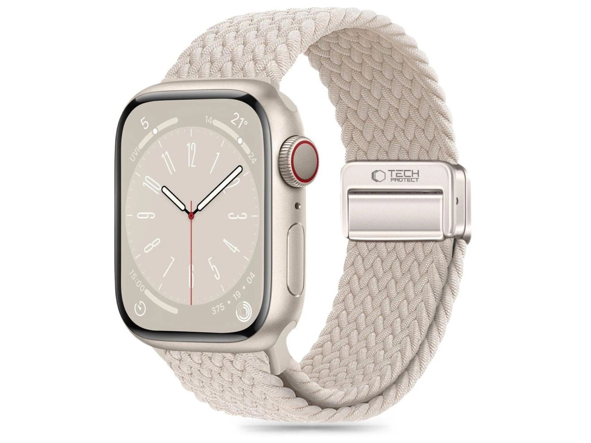 Tech-Protect Nylonmag Strap for Apple Watch 4 / 5 / 6 / 7 / 8 / 9 / SE (38 / 40 / 41 mm) - Beige