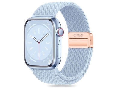 Tech-Protect Nylonmag Strap for Apple Watch 4 / 5 / 6 / 7 / 8 / 9 / SE (38 / 40 / 41 mm) - Blue