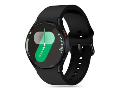 Tech-Protect Silicone Strap for Samsung Galaxy Watch 4 / 5 / 5 Pro / 6 / 7 / FE - Black