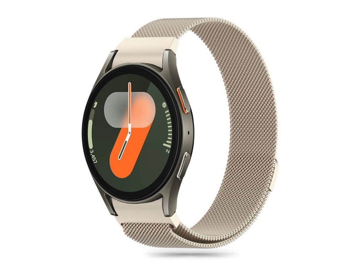 Tech-Protect MilaneseBand para Samsung Galaxy Watch 4 / 5 / 5 Pro / 6 / 7 / FE - dourado