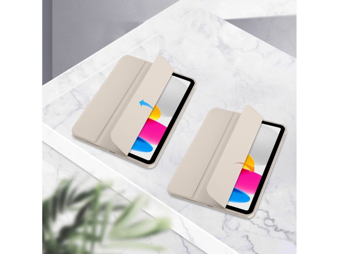 Capa Tech-Protect SC Pen para iPad 10.9" 2022 - Bege