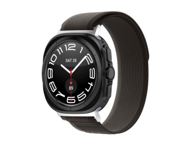 Tech-Protect Nylon Strap for Samsung Galaxy Watch Ultra (47mm) - Black/Orange Tech-Protect Nylon Strap for Samsung Galaxy Watch Ultra (47mm) - Black/Orange