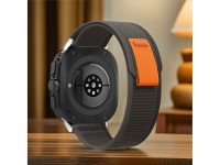 Correa de nailon Tech-Protect para Samsung Galaxy Watch Ultra (47 mm) - Negro/Naranja