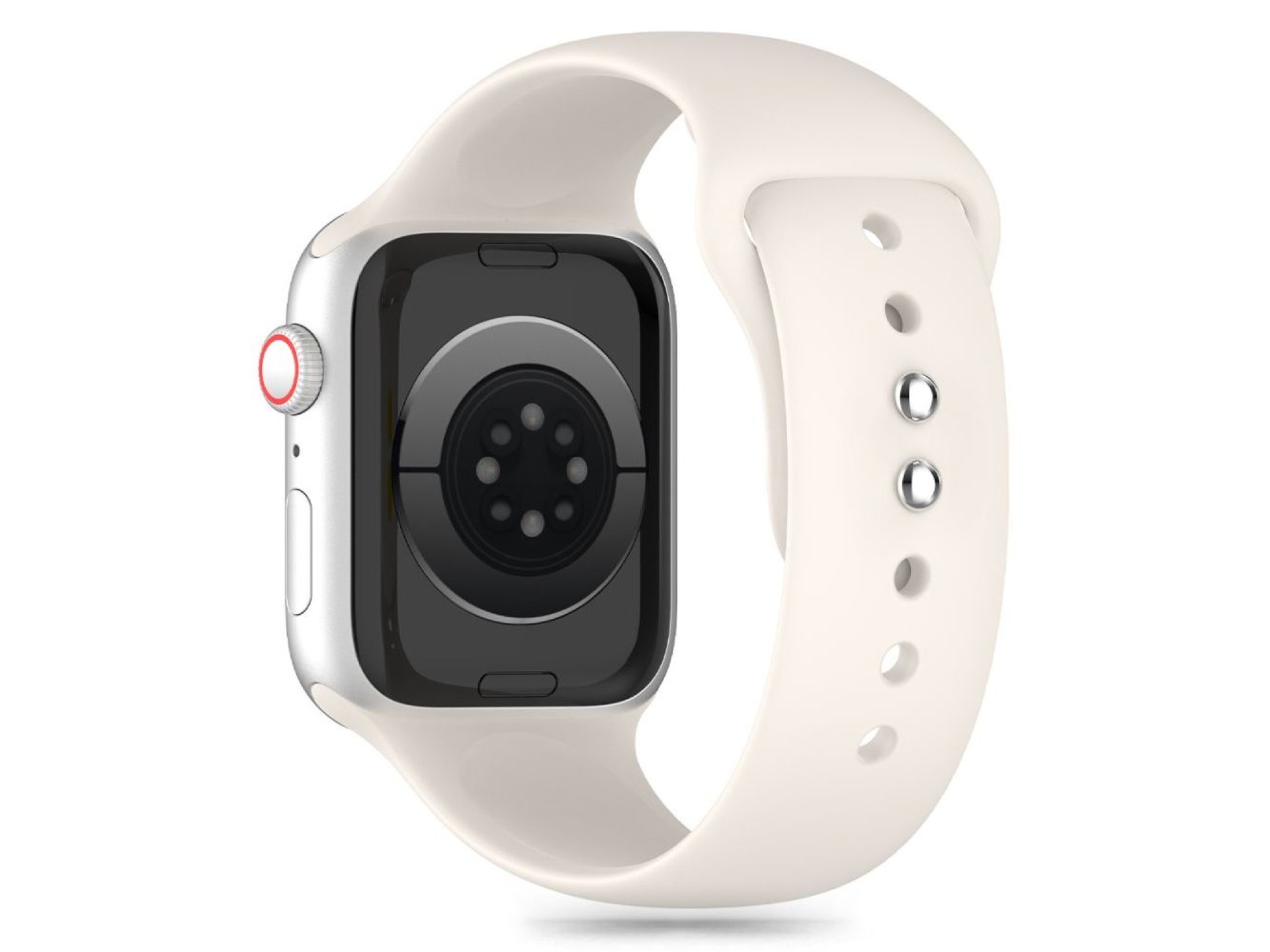 Tech-Protect Silicone Strap for Apple Watch 4 / 5 / 6 / 7 / 8 / 9 / SE (38 / 40 / 41 mm) - Beige