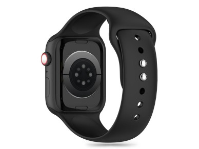 Tech-Protect Silicone Strap for Apple Watch 4 / 5 / 6 / 7 / 8 / 9 / SE (38 / 40 / 41 mm) - Black