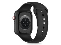 Tech-Protect Silicone Strap for Apple Watch 4 / 5 / 6 / 7 / 8 / 9 / SE (38 / 40 / 41 mm) - Black