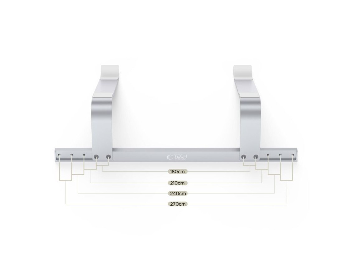 Suporte universal Tech-Protect ULS100 para laptops de até 16" - prata