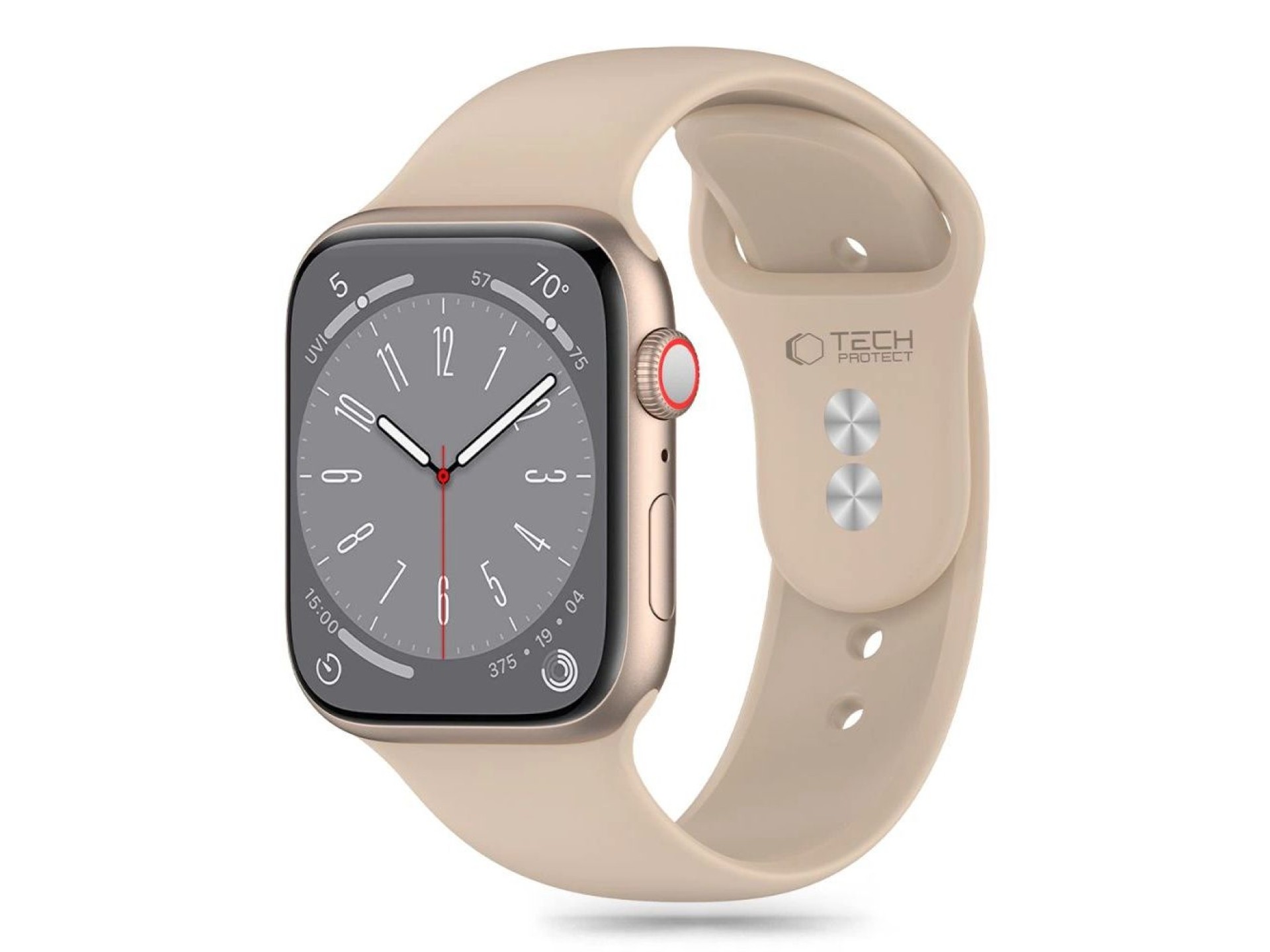 Tech-Protect Silicone Strap for Apple Watch 4 / 5 / 6 / 7 / 8 / 9 / SE / Ultra 1 / 2 (42 / 44 / 45 /