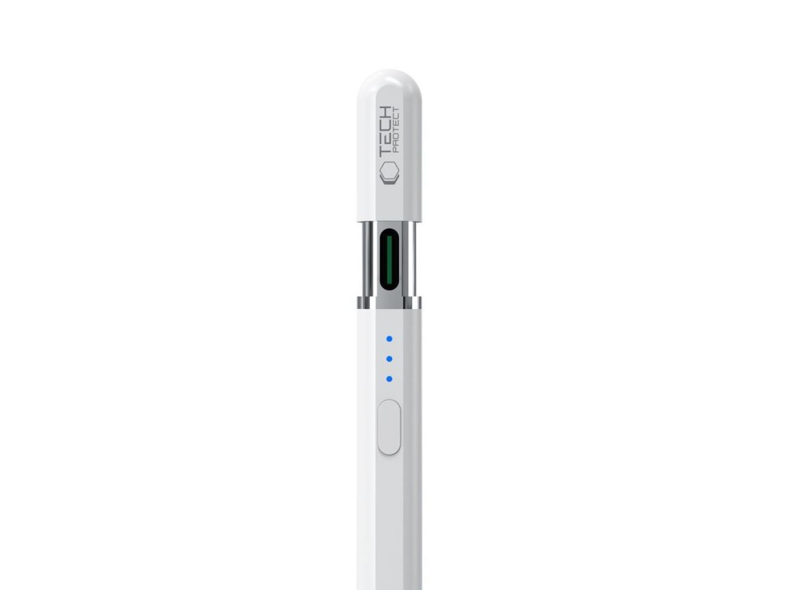L�piz �ptico magn�tico digital Tech-Protect 3 para iPad y tablet - Blanco