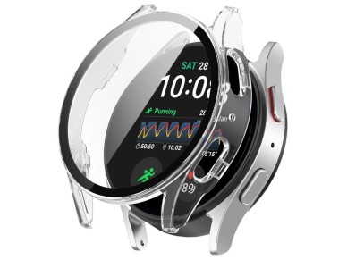 Tech-Protect Defense360 Case for Samsung Galaxy Watch 7 (44mm) - Transparent