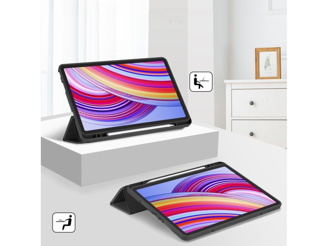 Capa Tech-Protect SC Pen para Xiaomi Redmi Pad Pro 12.1" - Preta