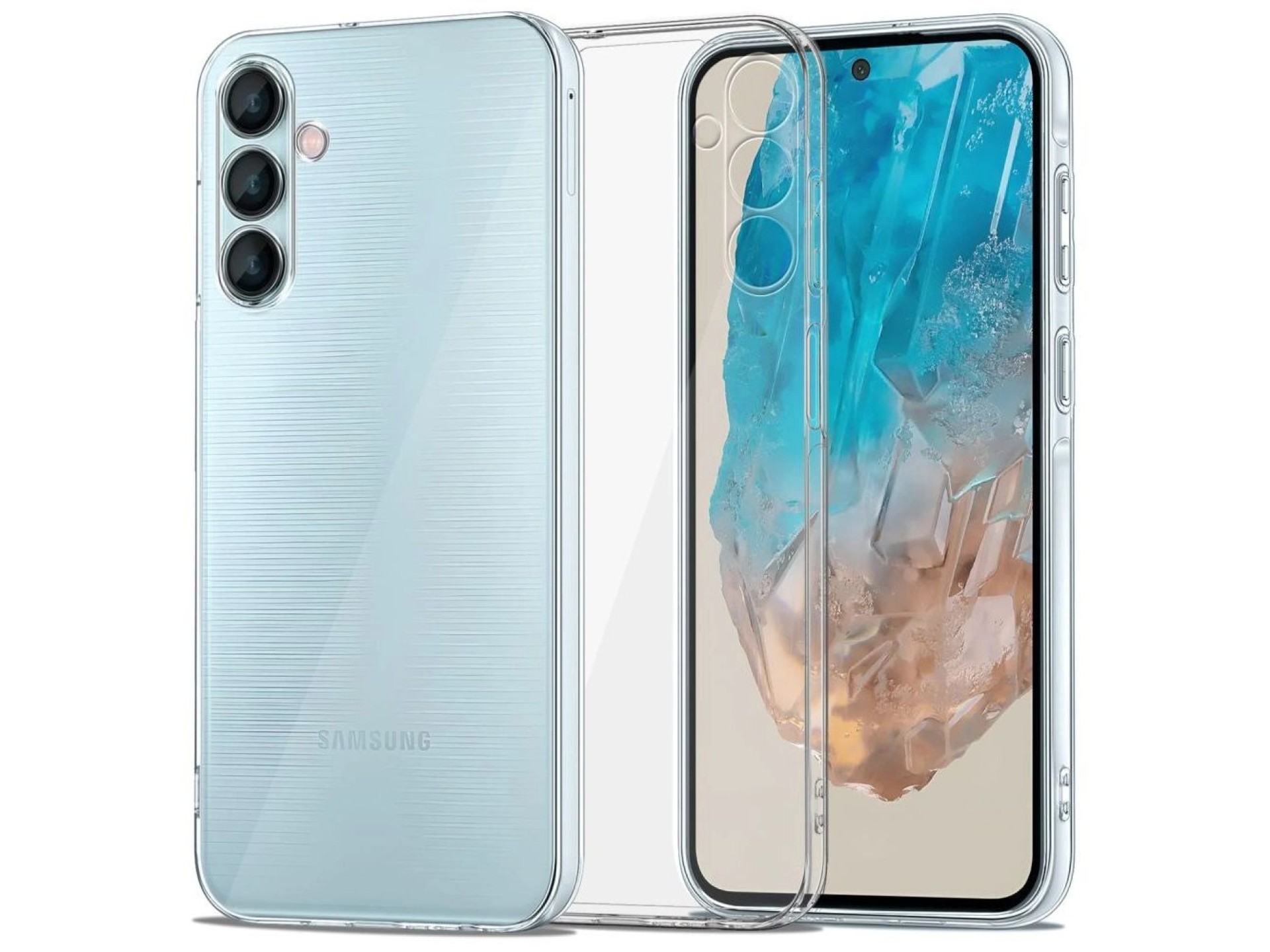 Capa Tech-Protect FlexAir para Samsung Galaxy M35 5G - Transparente