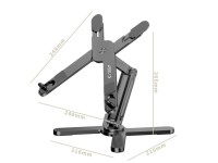 Suporte universal Tech-Protect ULS200 para laptops de até 16" - cinza Suporte universal Tech-Protect ULS200 para laptops de até 16" - cinza